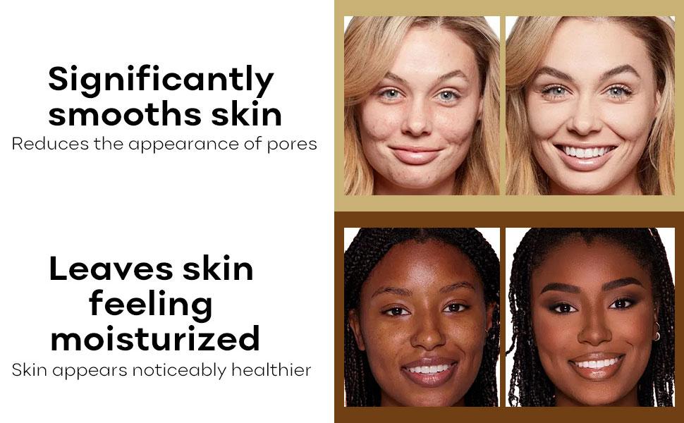 SYABO Sunscreen Liquid Foundation, 4 in 1 Makeup Liquid Foundation, Broad Spectrum SPF 50+ Sunscreen, Floral Concealer Liquid Foundation, Natural Makeup, Delicate and Fitting, Effectively Blocks UV Rays, Suitable for All Skin Types, Three Colors Cosmetic