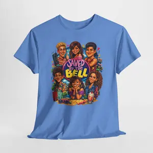 Saved by the Bell Cast Graphic Tee – Retro 90s TV Show Shirt