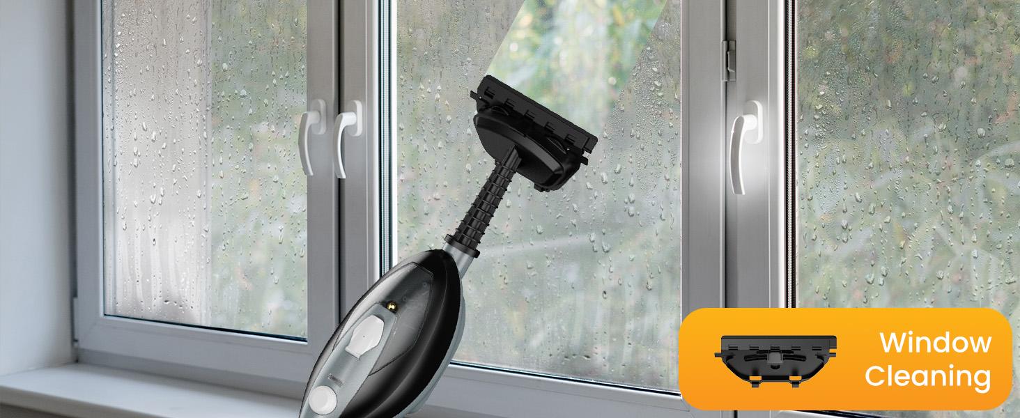 10-in-1 Steam Mop, 1550W Detachable Handheld Steam Cleaner for Floor Cleaning, 16FT Cord, 2 Washable Pads, Multi-Purpose Floor Steamer for Hardwood, Carpet, Tile, Grout, Windows 10-in-1 Steam Mop, 1550W Detachable Handheld Steam Cleaner for Floor Cleaning, 16FT Cord, 2 Washable Pads, Multi-Purpose Floor Steamer for Hardwood, Carpet, Tile, Grout, Windows