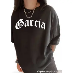 Hispanic Garcia Spanish Surname Tee - Unisex 100% Cotton Mexican American Shirt