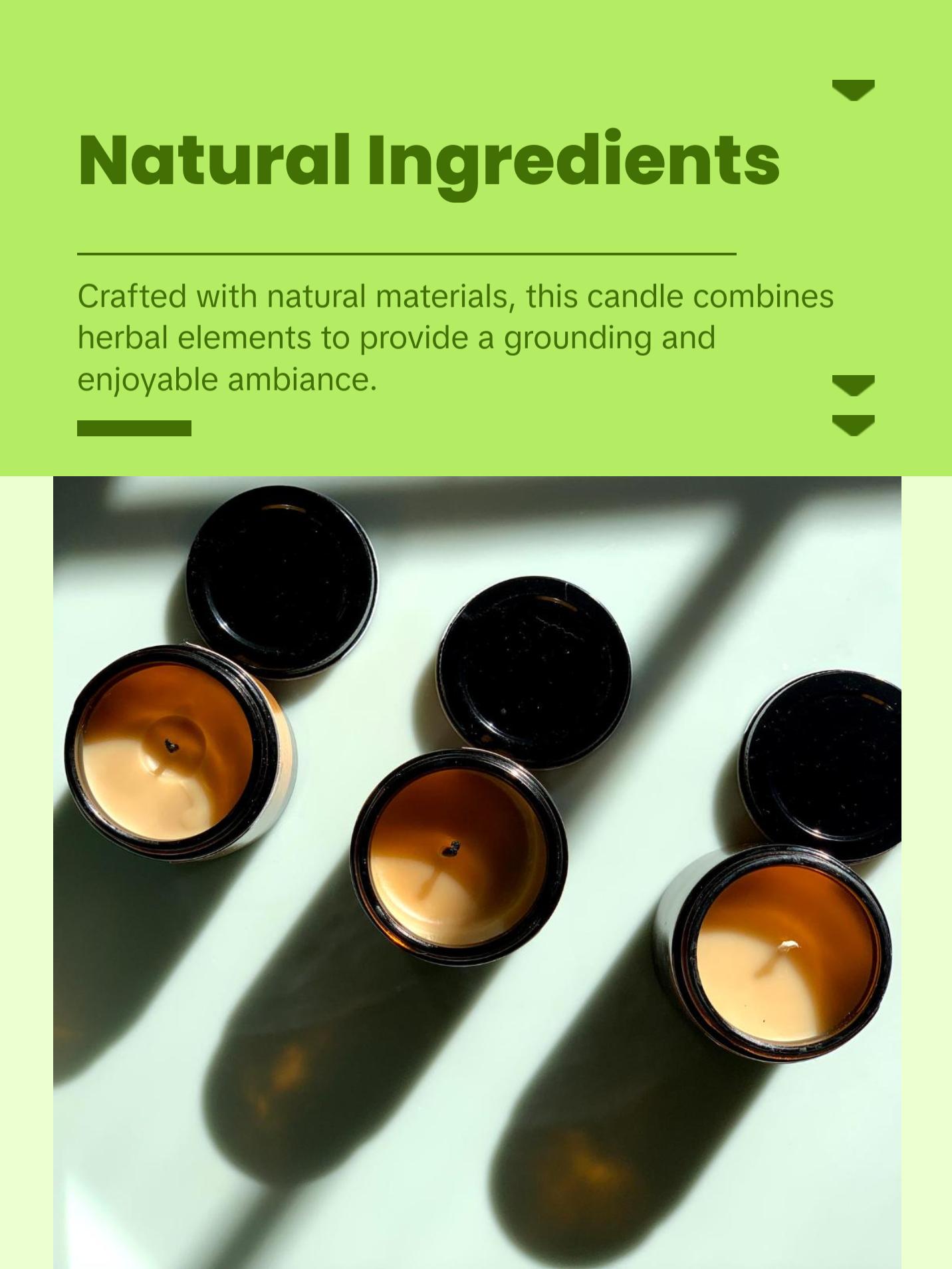 Camp Kush | Grounding & Herbal Beeswax Coco Crème Candle