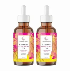 2 Pack Caramela Beauty Cyperus Rotundus Oil for Natural Permanent Hair Reduction,Mild and Non-irritating Body Care Wax,Moisturizing & Soothing for Skin Care Depilatory SL ,Unisex Hair Removal Creamoil , Daily Use Cosmetic Gentle Removal