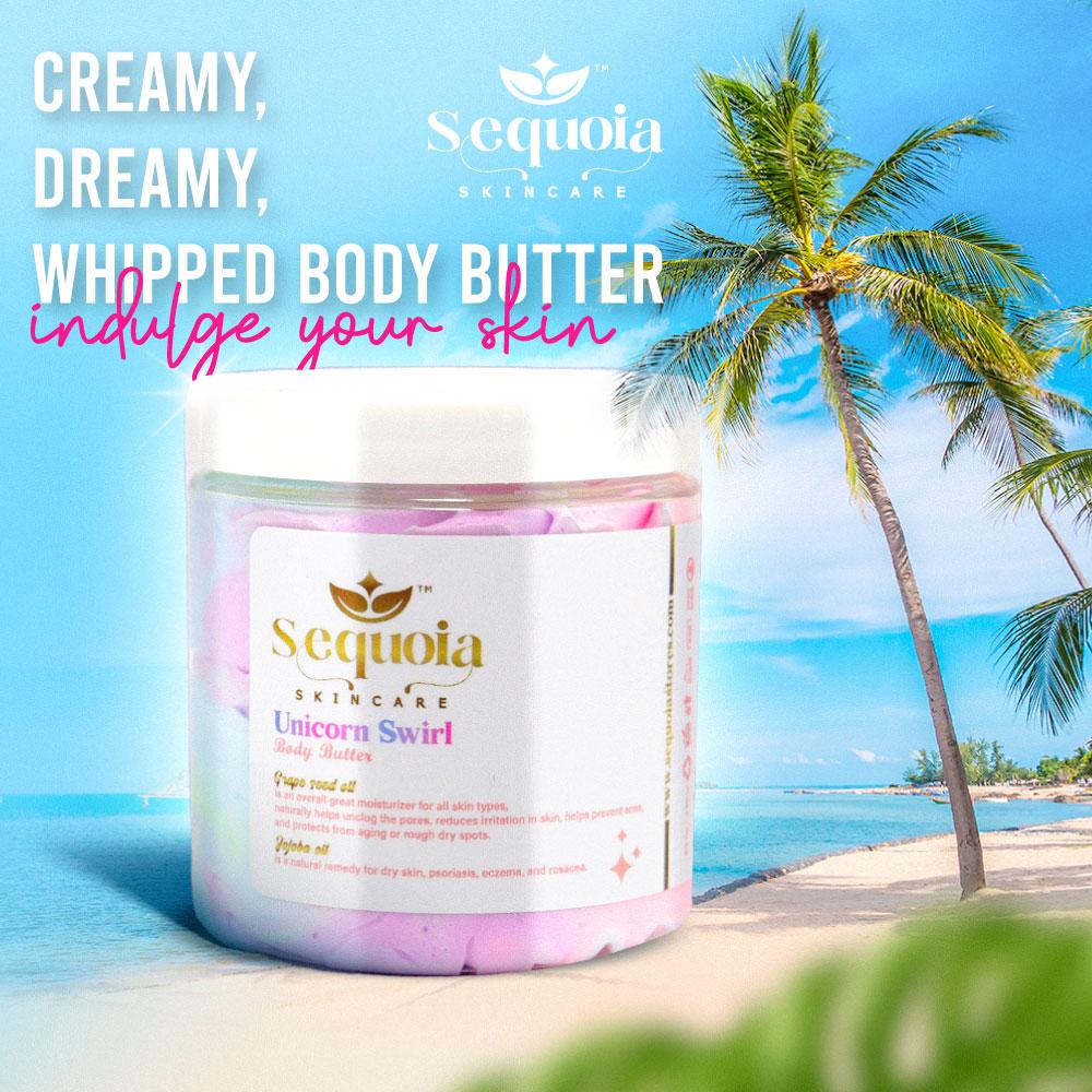 Unicorn Swirl Body Butter Organic Body Care Coconut