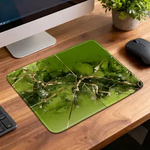 LIVEKEY Premium Extended Iris & Cat Design Gaming Mouse Pad - 26x21cm Large Size, Non-Slip Rubber Base, Reinforced Stitched Edges, Perfect for PC & Mac, Cute Desk Accessories, Aesthetic Setup