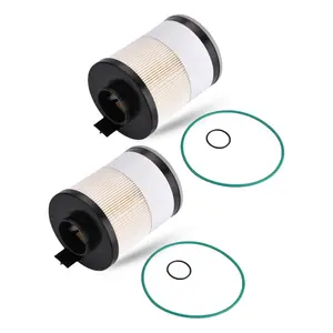 TORQUE 2 PCS FS20083 Fuel Water Separator Filter Compatible with Freightliner Cascadia Cummins ISX X12 X15 DD13 DD15 DD16 Detroit Diesel Engines Replaces Fleetguard FS20083 A0000905051 A48507 PF46145