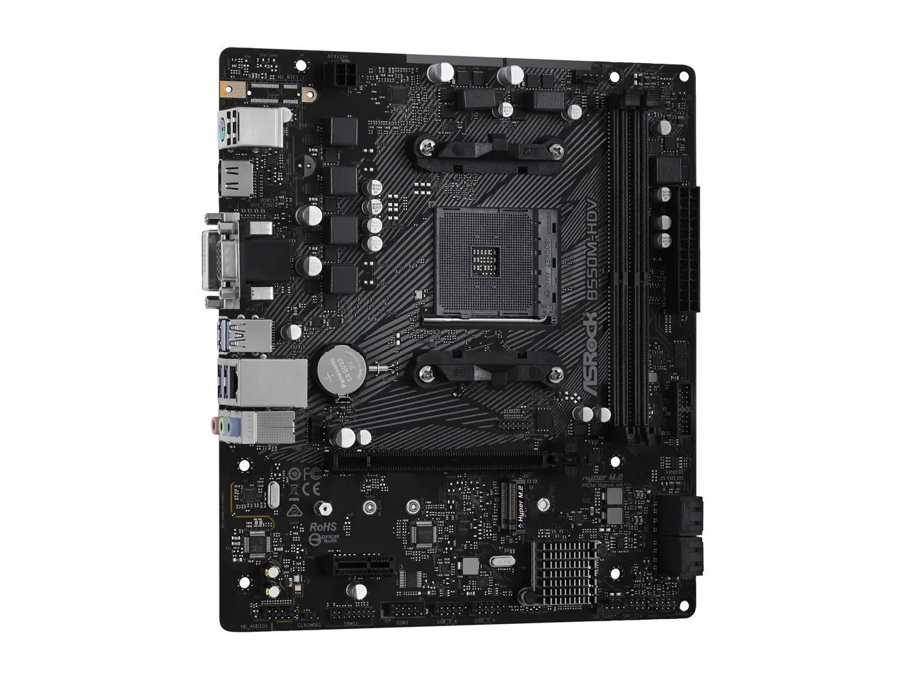 ASRock B550M-HDV AM4 AMD B550 Micro ATX AMD Motherboard