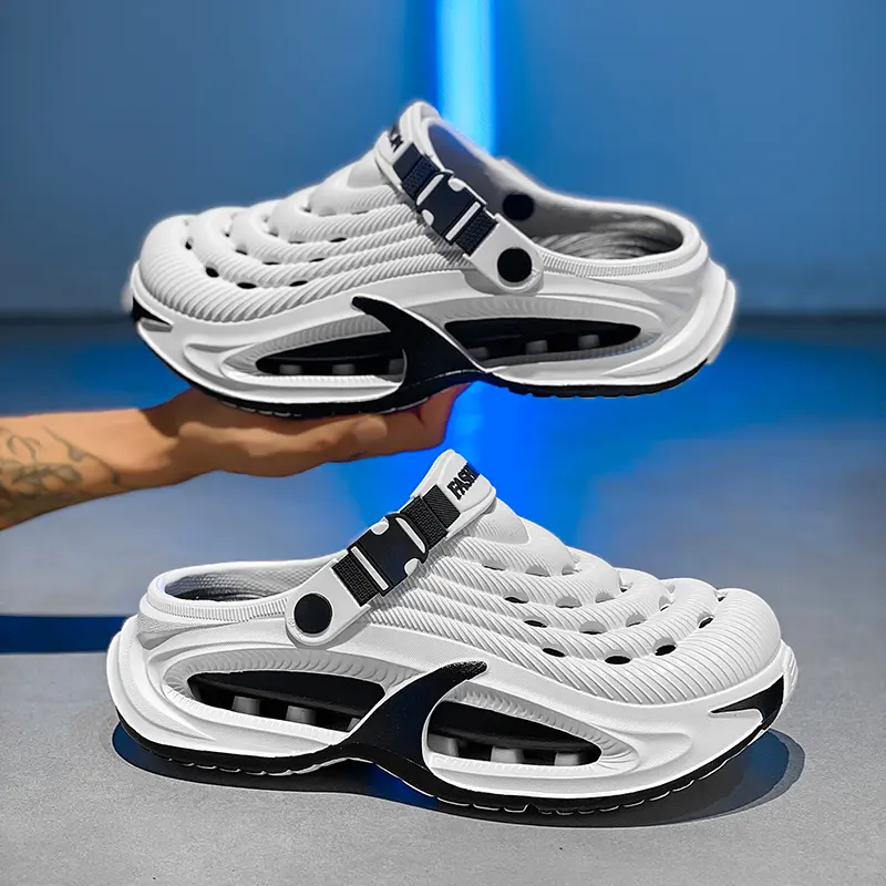 2026 New Anti-Slip Men's Clogs, Dirt-Resistant Thick-Sole Deodorant Quick-Drying Comfortable Beach Slippers, Footwear, Shoes, Walking Shoes