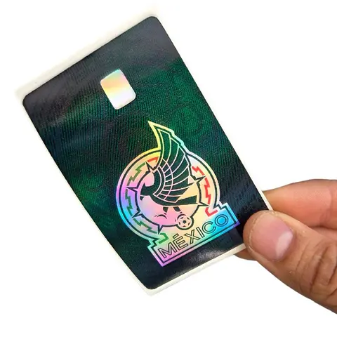 MX FC Debit card sticker