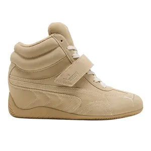 PUMA Womens Speedcat Tonal Lace Up Sneakers Shoes Casual - Beige