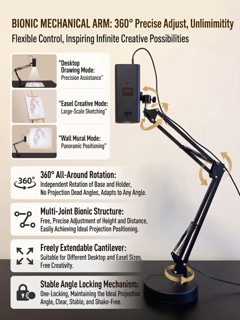 Art Tracing Projector adjustable arm