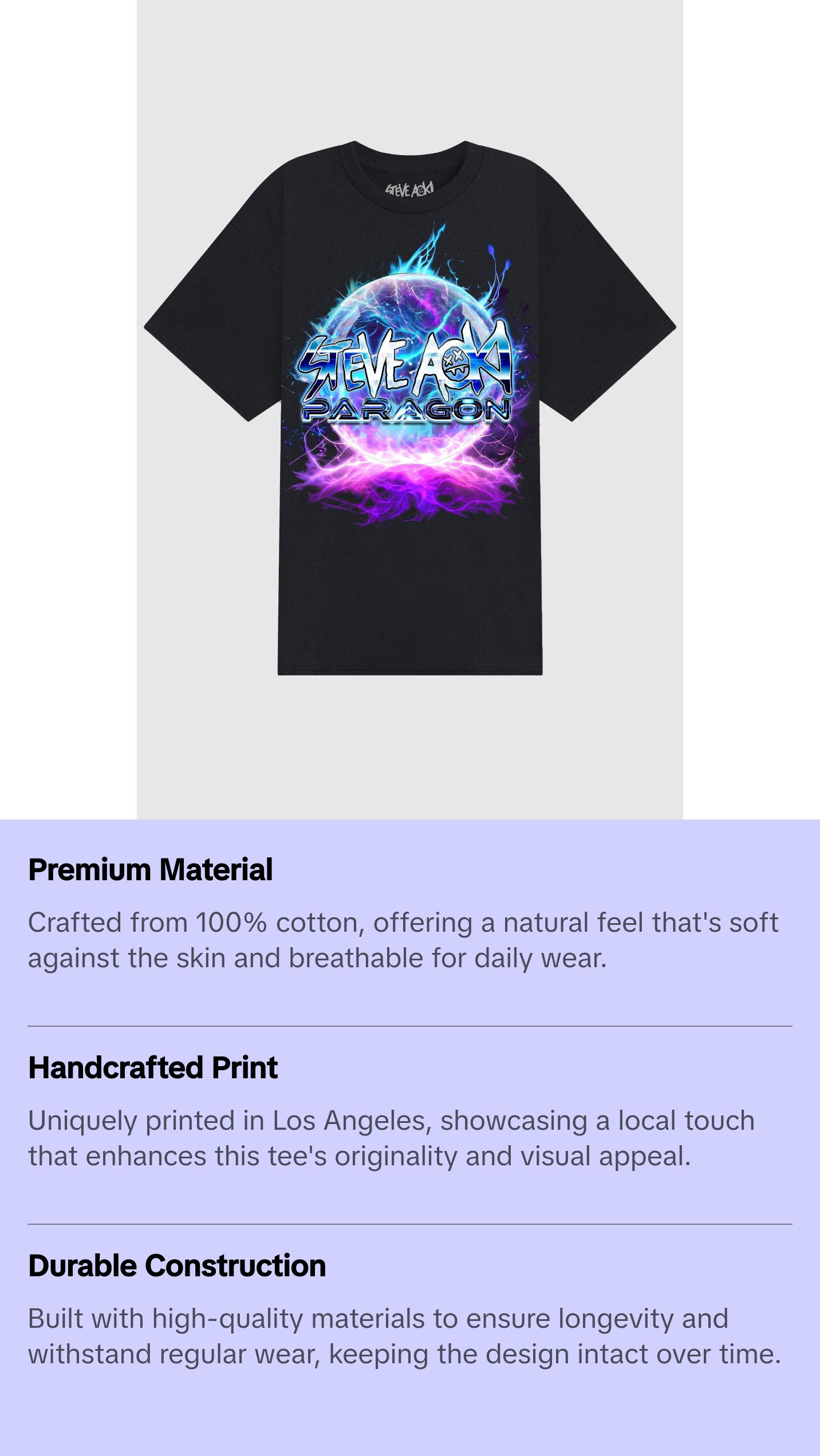 Steve Aoki - Paragon Tour Tee