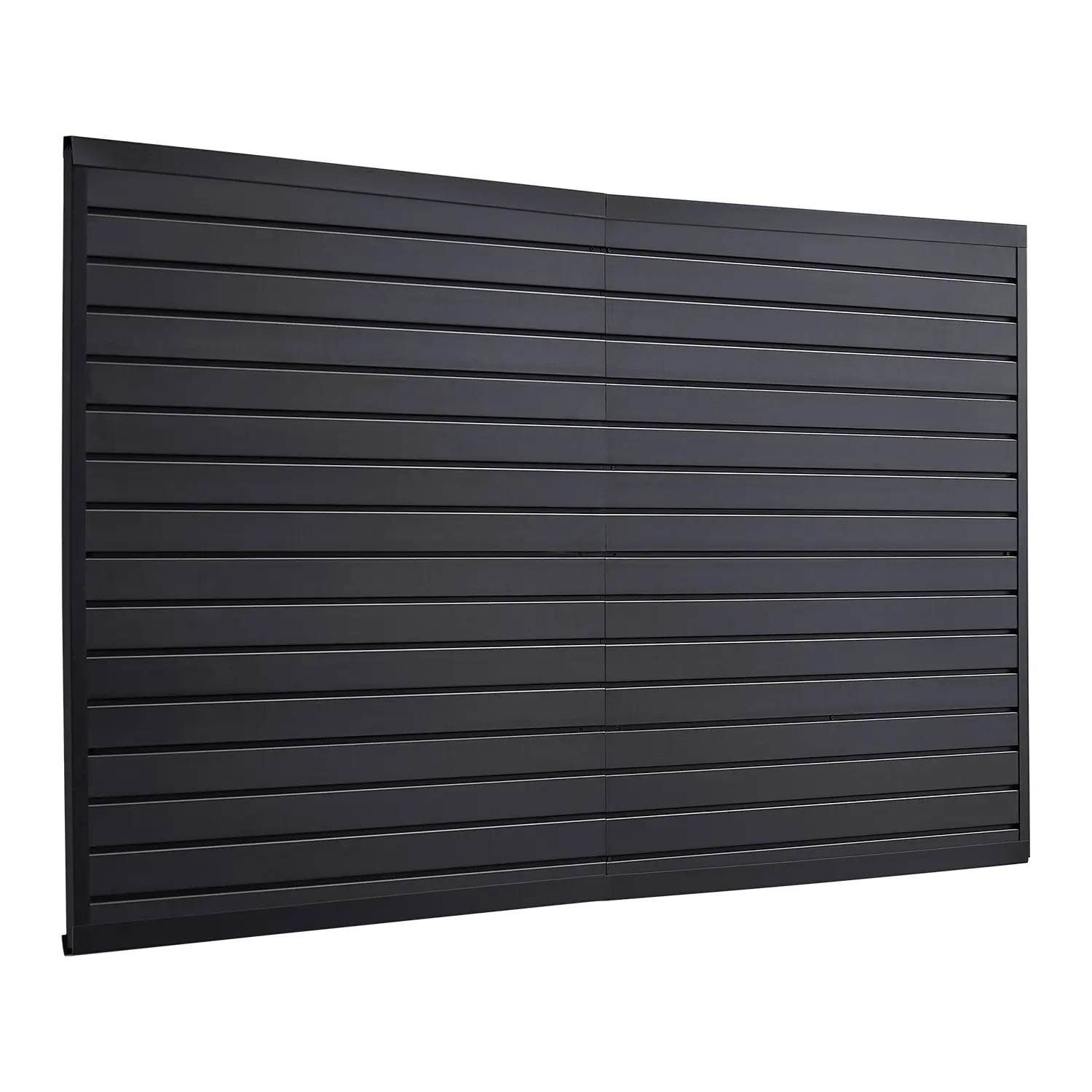 VEVOR Modular PVC Garage Slat Wall Paneling, 8x4 ft Rectangular 3D Wall Panels, Fireproof, Coupling Structure, Strong Load-Bearing, Easy-Install Adjustable Panels, DIY-Cut for Home Interior, Workshop & Waterproof Wet Space Storage Display, Adjustable Diy-