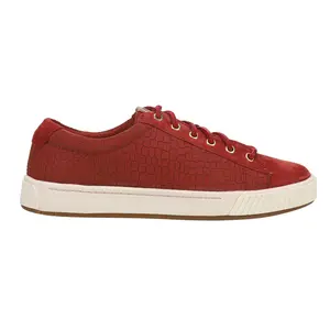 Sperry Womens Anchor Plushwave Croc Lace Up Sneakers Shoes Casual - Red
