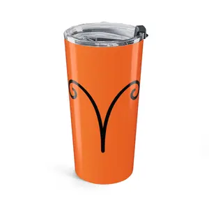 Fiery Spiral Galaxy Tumbler 20oz | Cosmic Swirl Stainless Steel