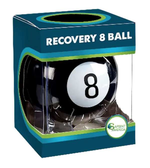 The Recovery 8 Ball - Sobriety Gift Toy The Recovery 8 Ball - Sobriety Gift Toy