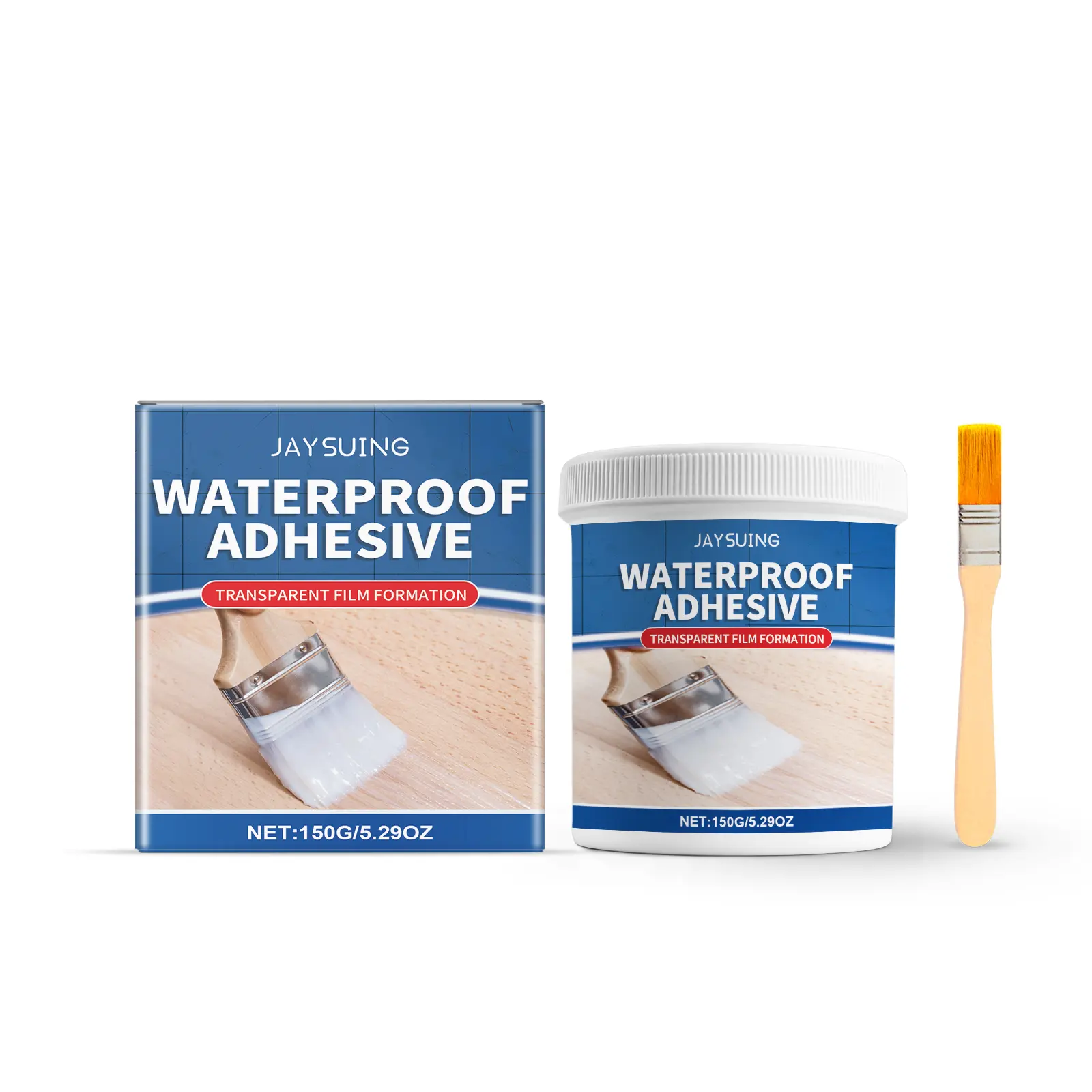 Waterproof adhesive, transparent waterproof glue, for repairing leaks in exterior walls, roofs, and roof tiles.
