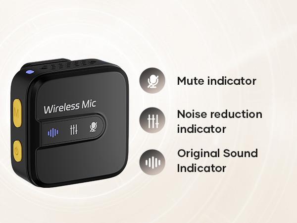 Wireless Lavalier Microphone for iPhone iPad Android with Charging Case,Lapel Mic with Noise Reduction,56H Battery Life, 164ft Range,Mini Microphone for Video Recording,TIKTOK,Vlog,Live Streaming