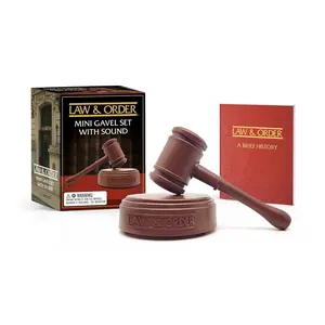 Law & Order: Mini Gavel Set with Sound (RP Minis) Paperback – October 3, 2023