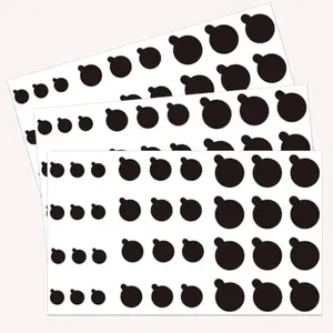 108 PCS Phone Camera Cover, Black Webcam Cover Vinyl Stickers, Camera Covers for Computer,Cell Phone,Laptops,Electronics(Multiple Sizes)