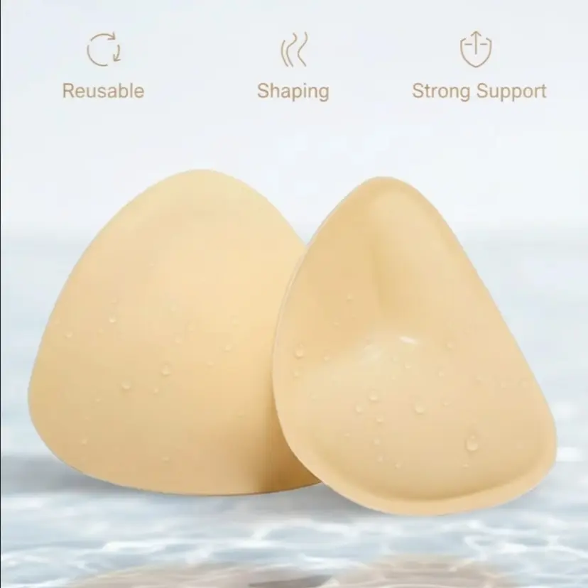 Women's Seamless Silicone Nipple Covers - Reusable, Ultra-Thin and Lightweight Adhesive Bra for a No-Show Fit with Backless Dresses, Backless Adhesive Bras, Breast Support Adhesive Bras