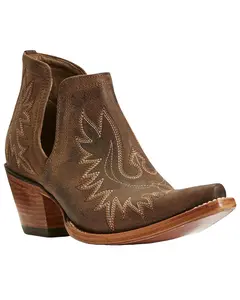 Ariat Women's Dixon Weathered Western Booties Snip Toe - 10027282