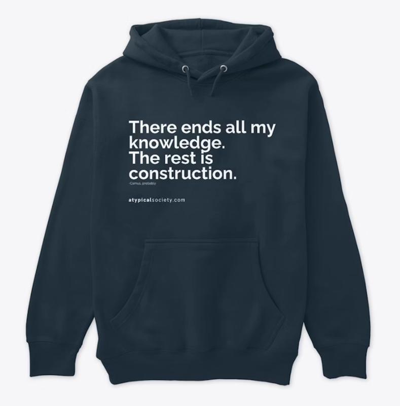 'Camus' Construction' Premium Pullover Hoodie (Teachable Moments Collection)