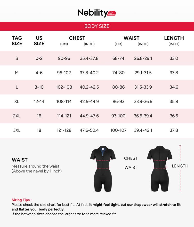Nebility Women's Coated Athletic Zipper Workout Sweat Sauna Jumpsuit Stylish Activewear Workout Apparel Sporty Comfy Jumpsuit Tummy Control Jumpsuit Sauna Sports Jumpsuit Sports Outfits Stylish Activewear