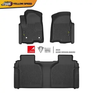 Floor Mats Fit For Chevy Silverado /GMC Sierra Crew Cab 2019-2025 Weather Liner