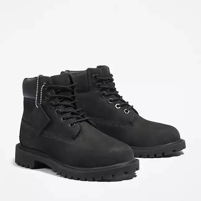 Timberland 6 Inch Premium Combat Boot in Black Leather | Men's