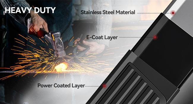 YITAMOTOR 6 Inches Running Boards Compatible with 2019-2025 Chevy Silverado/GMC Sierra 1500 Crew Cab, 2020-2025 2500HD 3500HD Crew Cab, Stainless Steel Side Steps Black Nerf Bars