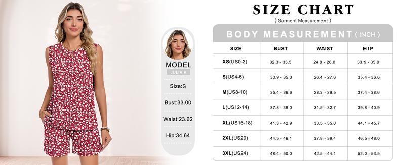 AUSELILY Cloud soft 2 Piece Sets for Women 2026 Summer Casual Crew Neck Sleeveless Pleated Shorts Set Resort Travel Outfits