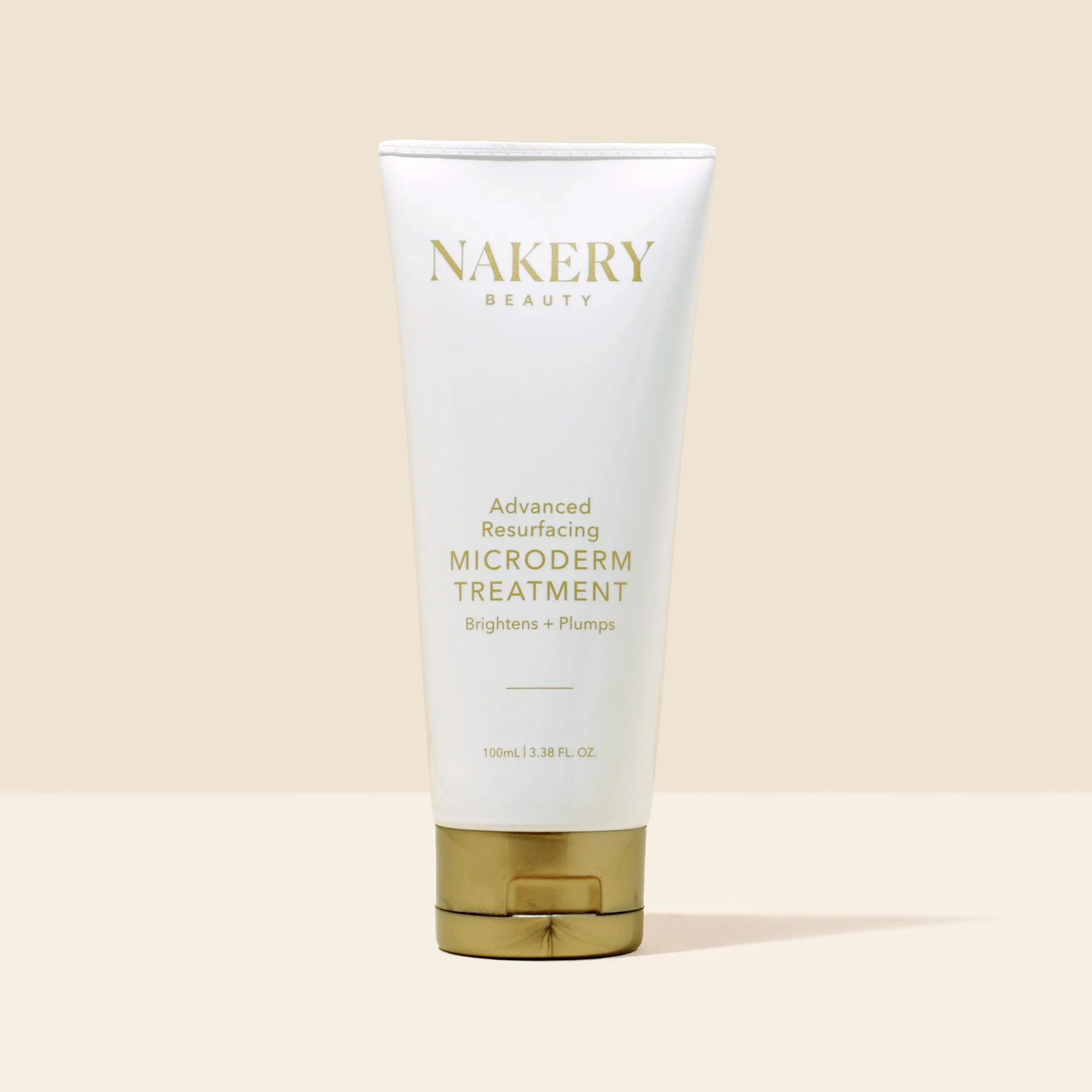 Nakery Beauty Advanced Resurfacing Microdermabrasion Face Scrub - Sensitive Skin Exfoliating Formula with Retinol, Vitamin C, Pineapple, Gemstones, Lactic Acid, Citric Acid, Magnesium; Physical Exfoliator for Firming, Smoothing & Skin Transformation, Sapp