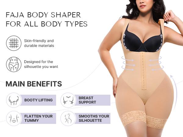 Shapellx BOOT-YEAH AirSlim Extreme Compression Open Bust Bodysuit