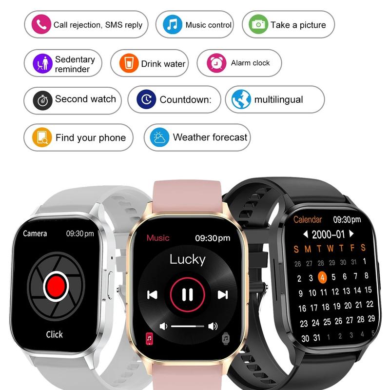 2024 new Cheap custom dial music control Blood Pressure 2.01inch AMOLED HK21 HK26