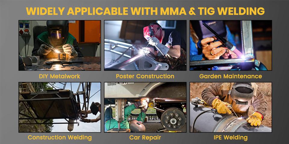 TIG Welder Machine 2in1 Lift TIG/Stick ARC Welding 140A Dual Voltage 110V/220V TIG-200A, Adjustable Post Gas Control, IGBT Inverter, Portable Welding Machine with Complete Welding Accessories for Stainless Steel, Carbon Steel, Beginners, Home DIY & Repair