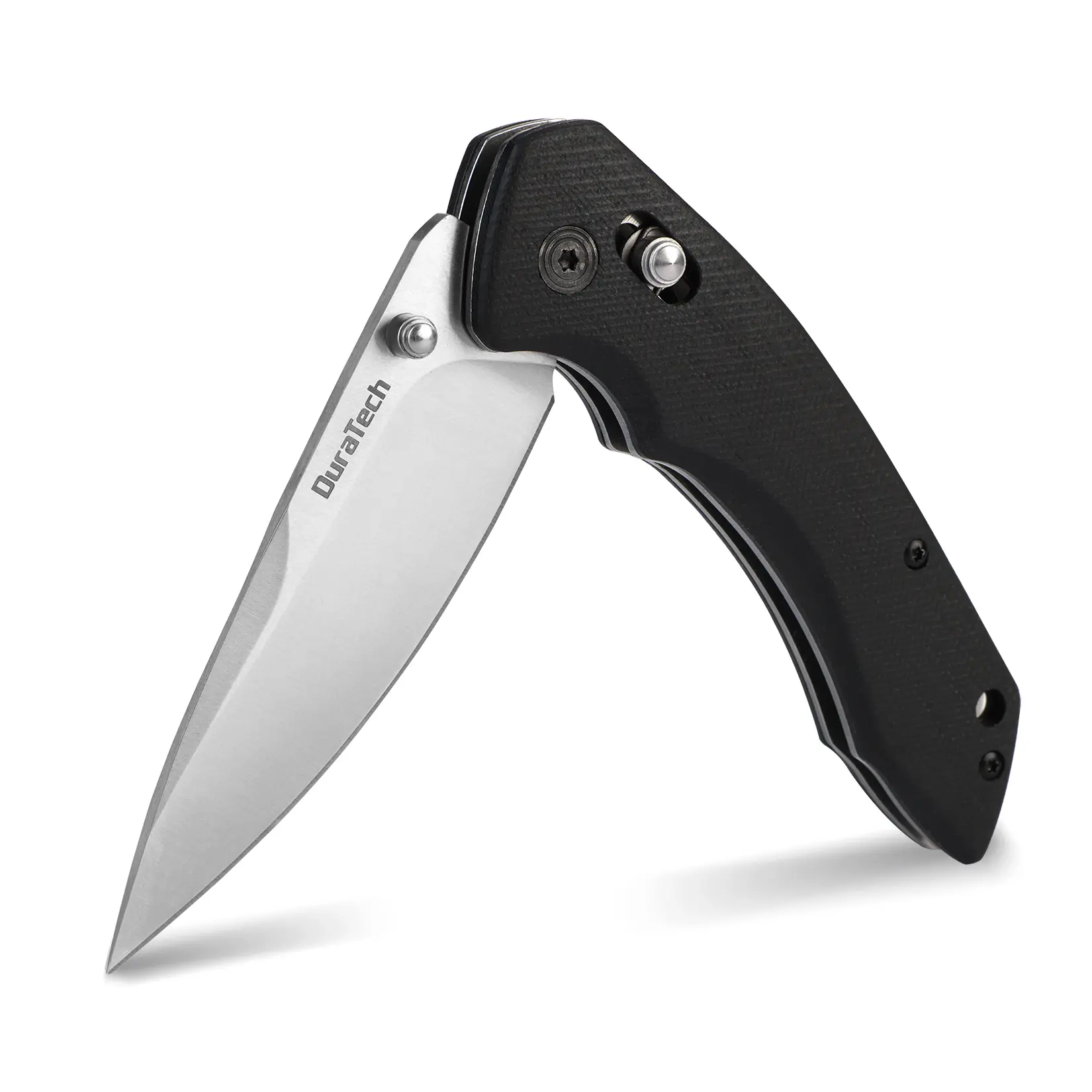 #fathersdaygift DURATECH Folding Pocket Knife, EDC Pocket Knife with Stainless Steel Blade, G10 Handle Folding Knives, Drop Point Blade, Carry Pocketclip