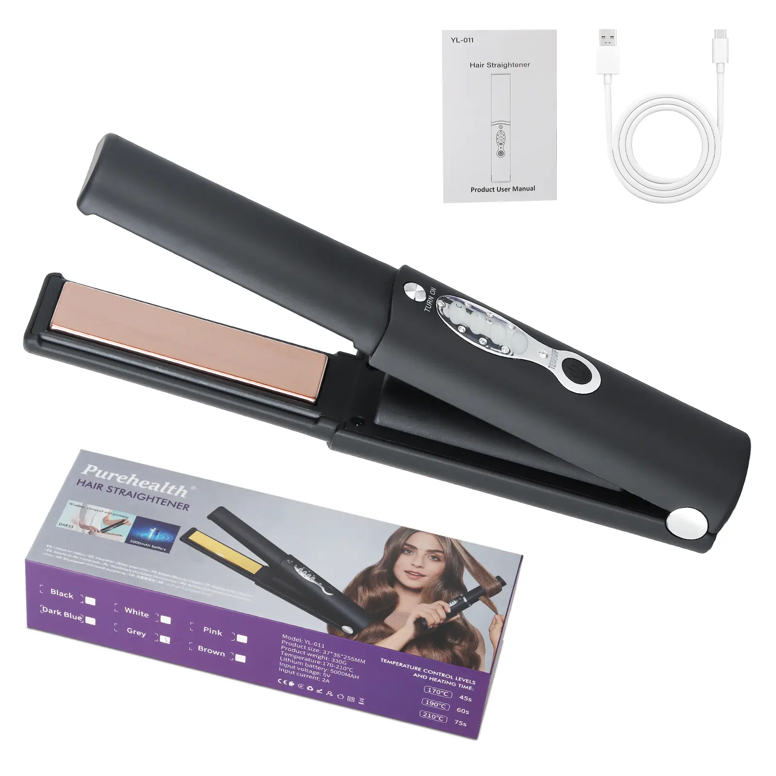 Diamond Hair Straighter- Color