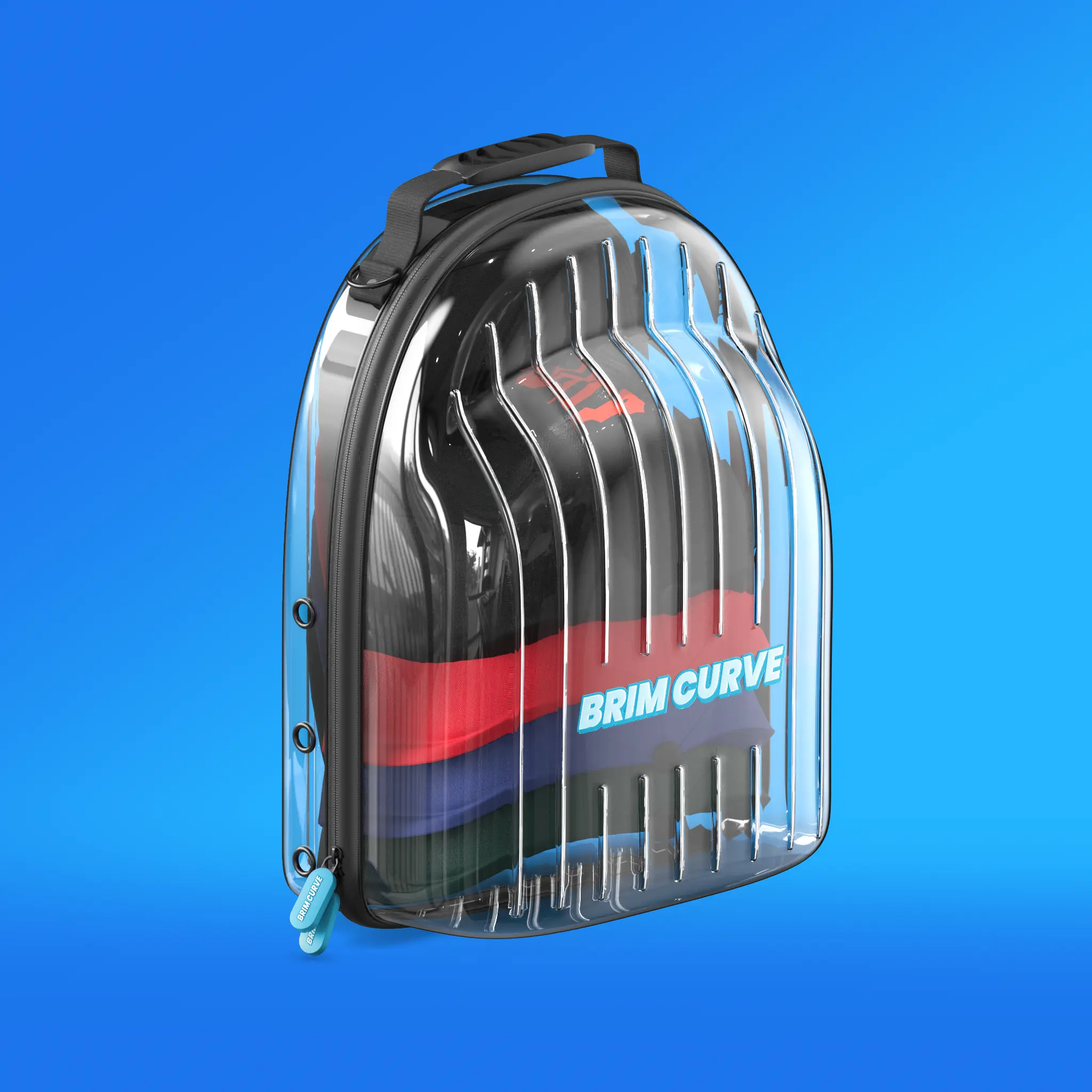 Brim Curve Clear 6 Hat Carrier Bag