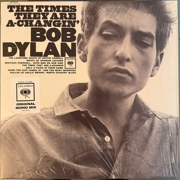 Bob Dylan - The Times They Are A-Changin' (Mint (M)) Rock, Blues, Folk World & Country (LP, Mono, RE, 140)