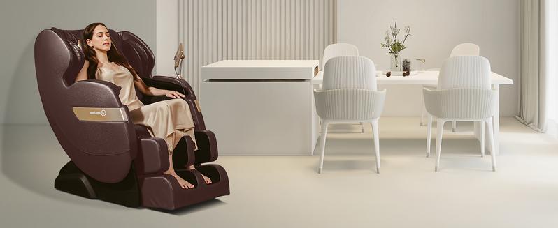 Real Relax 2024 massage chair of Dual-core S Track,heating function support Bluetooth APP control full body zero gravity comfort massage recliner