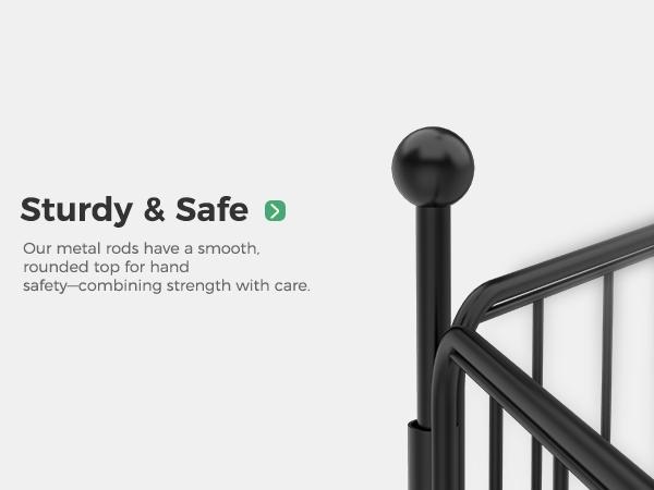 FXW MiniPaws Unleashed Dog Playpen, Indoor Exercise Pen with Expandable & Portable Design, 20"/24"/32" Height, 6/8/16 Panels, for Puppies and Small & Medium Dogs, Black