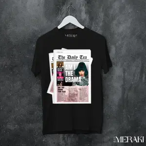 Cardi "The Daily Tea" Tour T-Shirt – Am I The Drama 2026