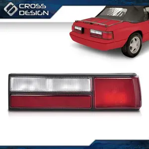 CROSSDESIGN Tail Light Rear Right Passenger Side Fit For 1987-1993 Ford Mustang 473-190L