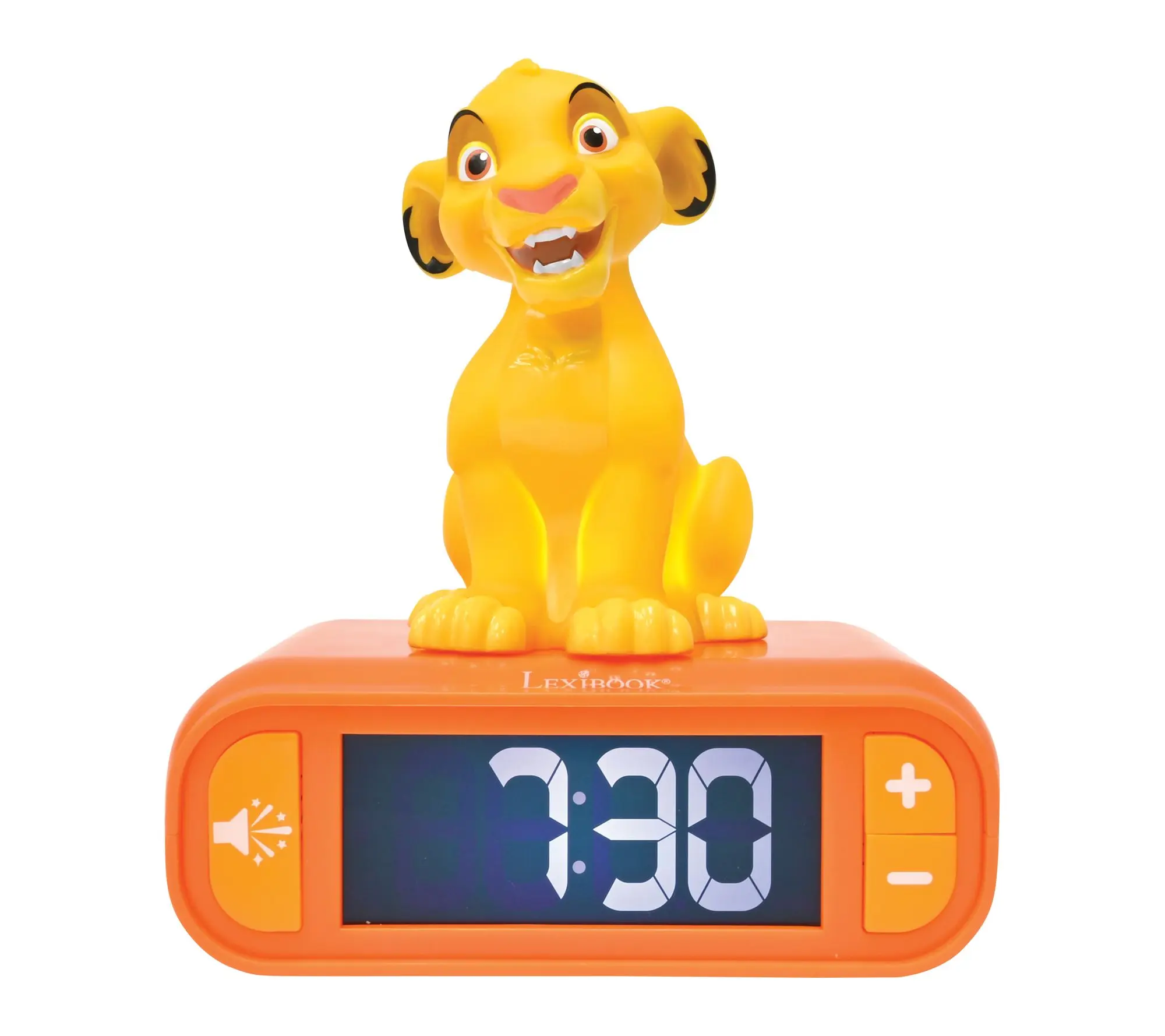 Lexibook Simba Alarm Clock with Light & Sounds