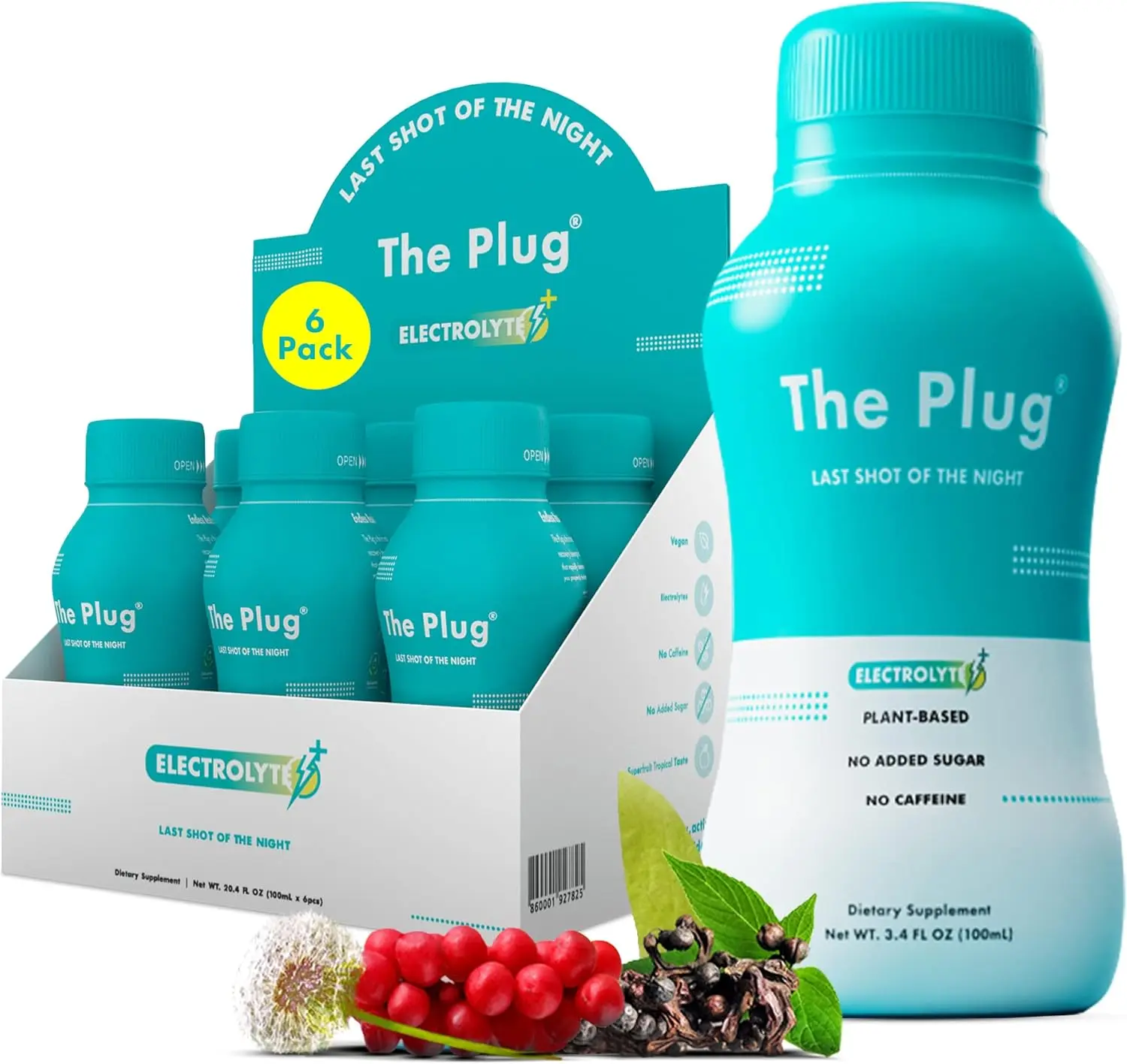 The Plug Liver Cleanse Detox & Repair Drink - Plant Based Herbal Electrolyte Drink for Gut & Cholesterol Support, Bloating Relief, Restore Antioxidants & Minerals | Liver Complex