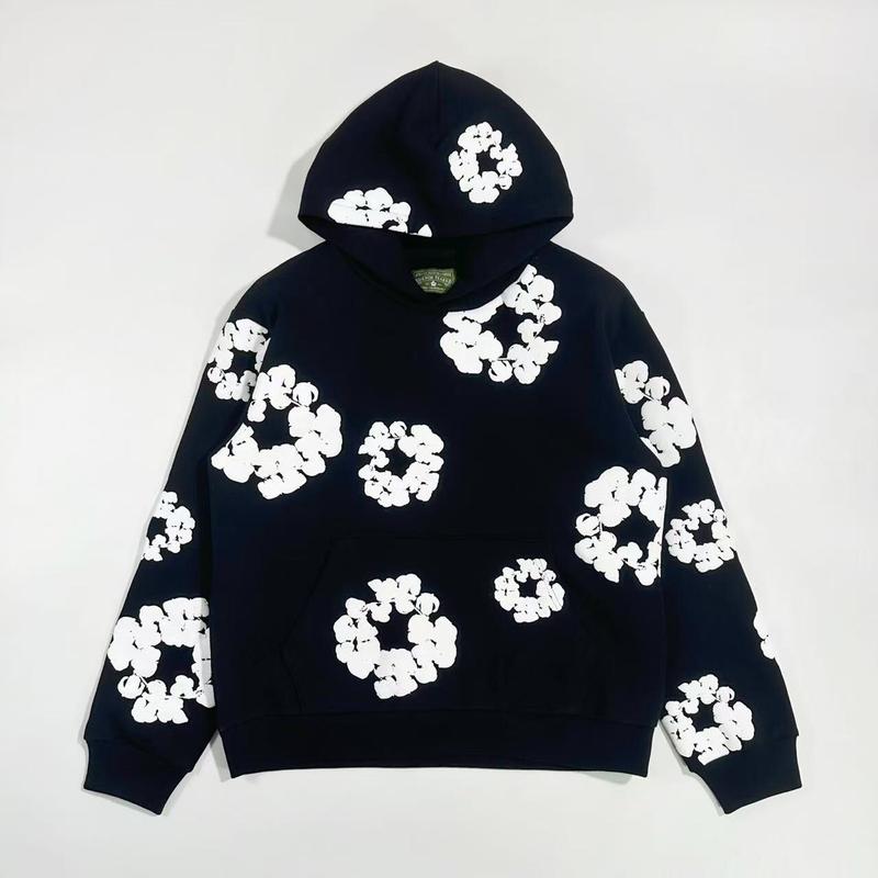 Unisex Fashionable Foam Cotton Printed Hoodie & Sports Suit Classic European and American Style | Comfortable and Durable Versatile for Multiple Occasions & All Seasons