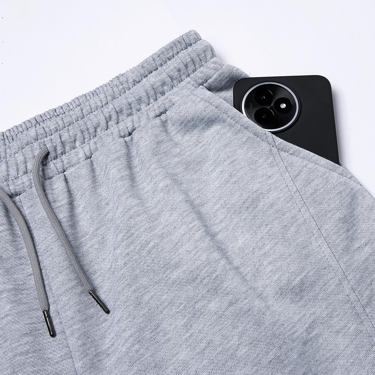 Four seasons sports style loose casual knitted trousers, drawstring waist design, a variety of colors, men's sports pants solid color daily bottoms, suitable for gifts for outdoor activities