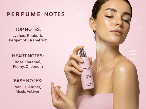 The Senorita Litchi Duo by Bellavita Luxury | Senorita Woman Eau De Parfum & Litchi Lust Hair & Body Mist | Fruity Floral & Tropical Fresh | Notes of Peony & Juicy Litchi | Long-Lasting fragrance & Revivable water based mist | Vegan & Cruelty-Free