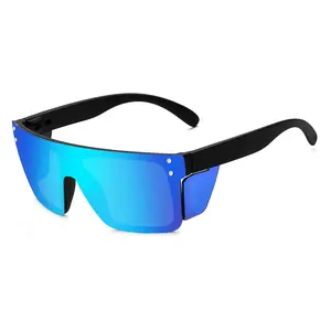 Bingking Z87Polarized  Safety Glasses / Sunglasses Black Frame,  Mirror Lens