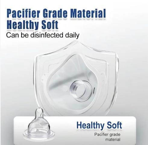 Ultrasonic nebulizer - Nebulizer, rechargeable nebulizer for adults and children, portable nebulizer, two modes, self-cleaning function, suitable for breathing problems